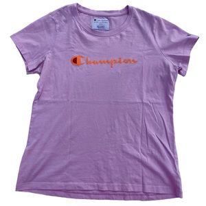 champion logo t shirt